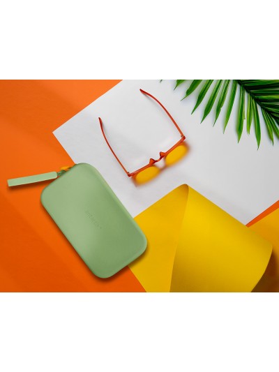 Estuche portatodo antartik tropical dive silicona soft rectangular 190x120x25 mm verde militar