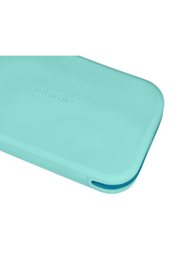 Estuche portatodo antartik tropical dive silicona soft rectangular 190x120x25 mm menta