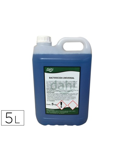 Limpiador bactericida dahi desbak azul garrafa de 25 litros