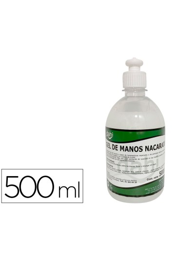 Jabon liquido lavamanos dahi con dosificador bote de 500 ml
