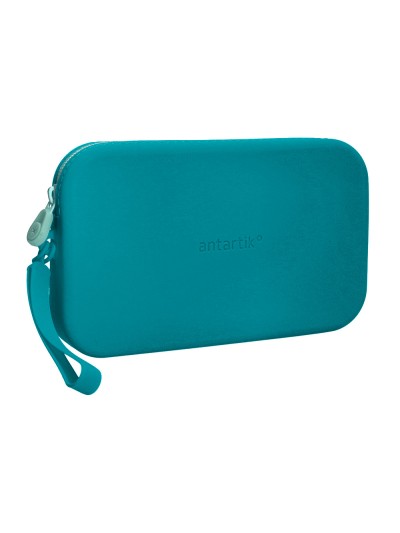 Estuche portatodo antartik tropical dive silicona soft rectangular 190x120x25 mm azul turquesa