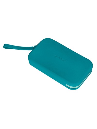 Estuche portatodo antartik tropical dive silicona soft rectangular 190x120x25 mm azul turquesa