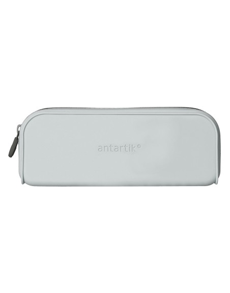 Estuche portatodo antartik prisma silicona soft rectangular 185x50x75 mm gris
