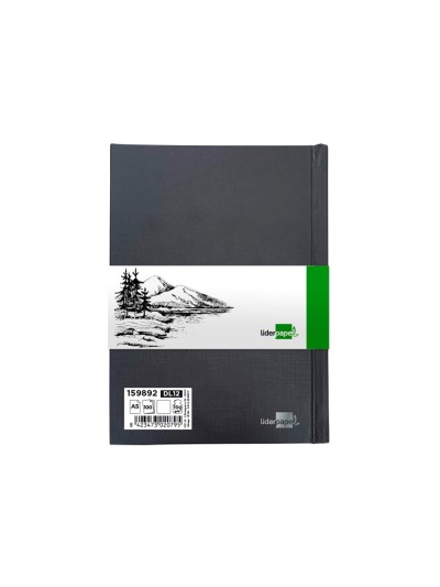 Bloc dibujo liderpapel esbozos encuadernado din a5 210x148 mm 100 hojas 100 gr/m2