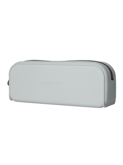 Estuche portatodo antartik prisma silicona soft rectangular 185x50x75 mm gris
