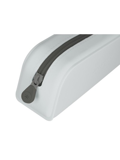 Estuche portatodo antartik prisma silicona soft rectangular 185x50x75 mm gris