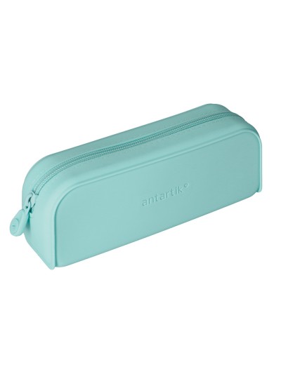 Estuche portatodo antartik prisma silicona soft rectangular 185x50x75 mm menta