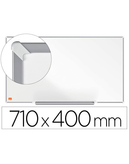 Pizarra blanca nobo ip pro 32/' lacada magnetica 710x400 mm