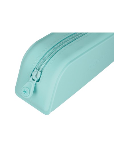Estuche portatodo antartik prisma silicona soft rectangular 185x50x75 mm menta