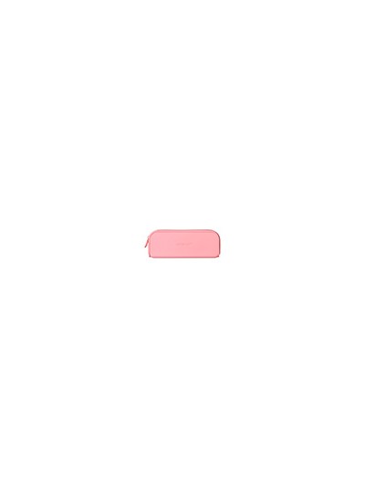 Estuche portatodo antartik prisma silicona soft rectangular 185x50x75 mm rosa chicle