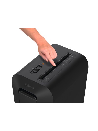 Destructora de documentos fellowes lx-65 capacidad de corte 10 hojas p4 destruye grapas clips y tarjetas