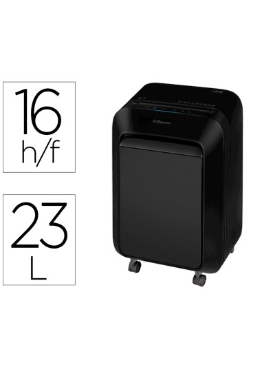 Destructora de documentos fellowes lx-210 capacidad de corte 16 h seguridad p4 destruye grapas clips y