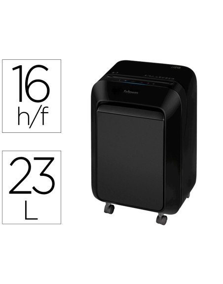 Destructora de documentos fellowes lx-210 capacidad de corte 16 h seguridad p4 destruye grapas clips y