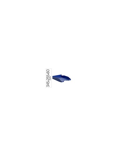 Bandeja sobremesa archivo 2000 antimicrobiana sanitized plastico azul apilable 3 posiciones para formatos din