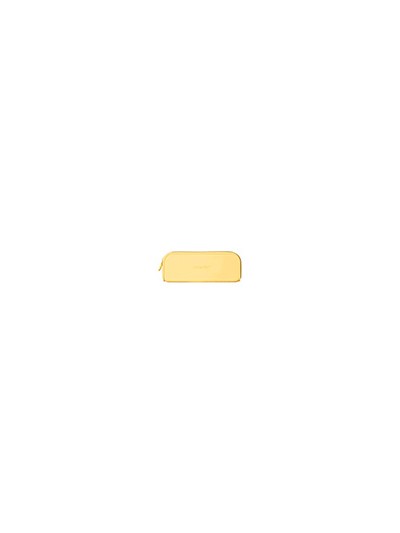 Estuche portatodo antartik prisma silicona soft rectangular 185x50x75 mm amarillo