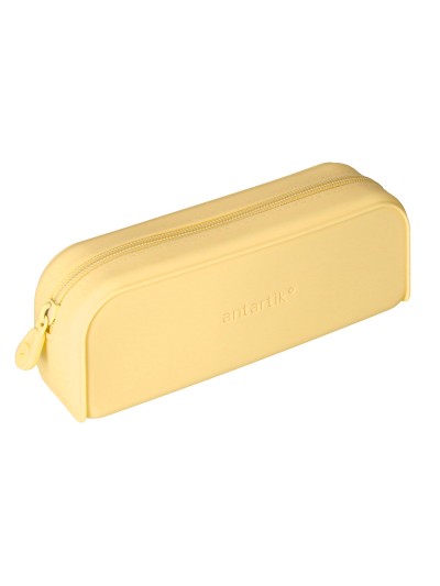 Estuche portatodo antartik prisma silicona soft rectangular 185x50x75 mm amarillo