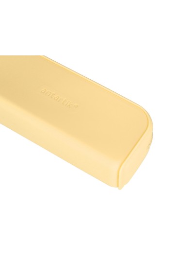 Estuche portatodo antartik prisma silicona soft rectangular 185x50x75 mm amarillo