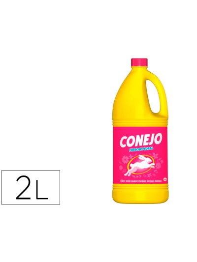 Lejia conejo frescor floral botella de 2 litros