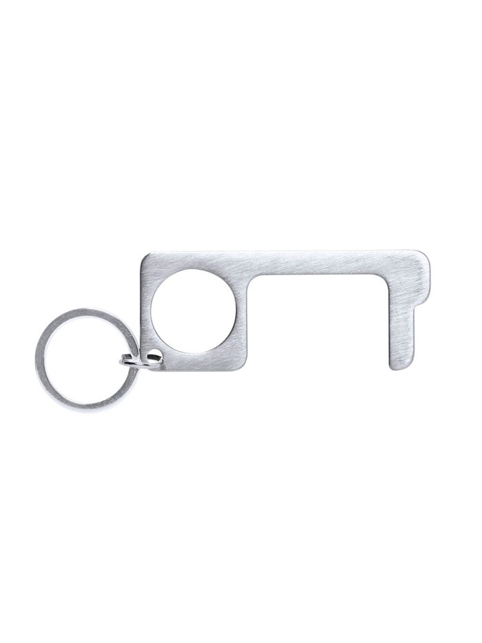 Llavero higienico anticontacto bigox acero inoxidable 3,20x7,60 cm Llavero higienico anticontacto bigox acero inoxidable 3,20x7,60 cm