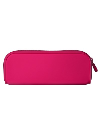 Estuche portatodo antartik prisma silicona soft rectangular 185x50x75 mm rosa fucsia