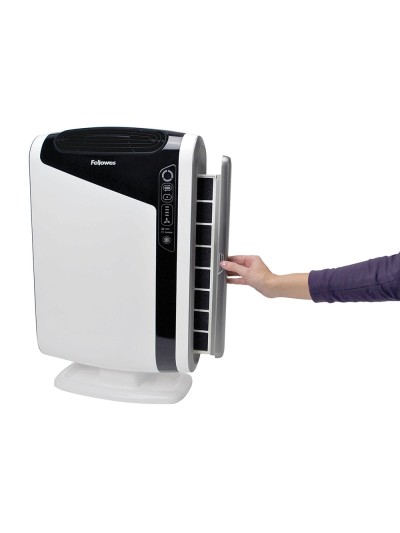 Purificador de aire fellowes aeramax dx95 rendimiento hasta 28 m2 filtro hepa / carbono 400x207x640 mm