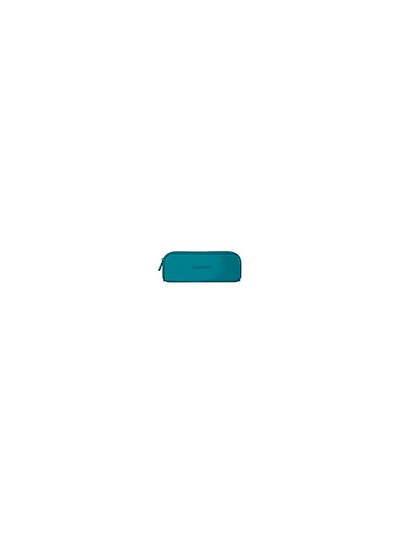 Estuche portatodo antartik prisma silicona soft rectangular 185x50x75 mm azul turquesa