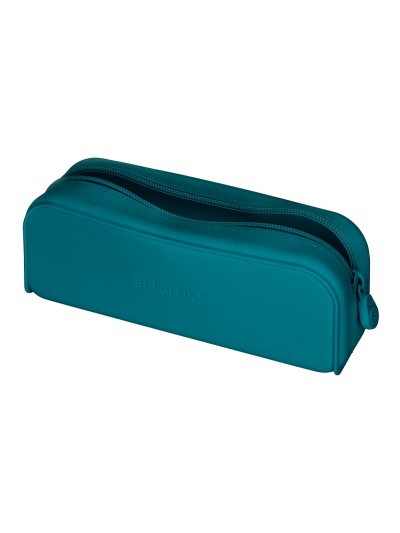 Estuche portatodo antartik prisma silicona soft rectangular 185x50x75 mm azul turquesa