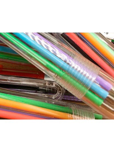 Boligrafo liderpapel 10 en 1 cuerpo transparente 10 colores 1 mm retractil