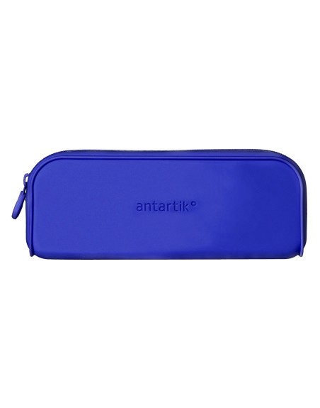 Estuche portatodo antartik prisma silicona soft rectangular 185x50x75 mm azul oscuro