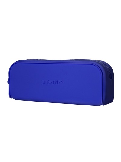 Estuche portatodo antartik prisma silicona soft rectangular 185x50x75 mm azul oscuro