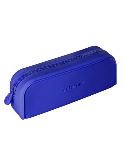 Estuche portatodo antartik prisma silicona soft rectangular 185x50x75 mm azul oscuro