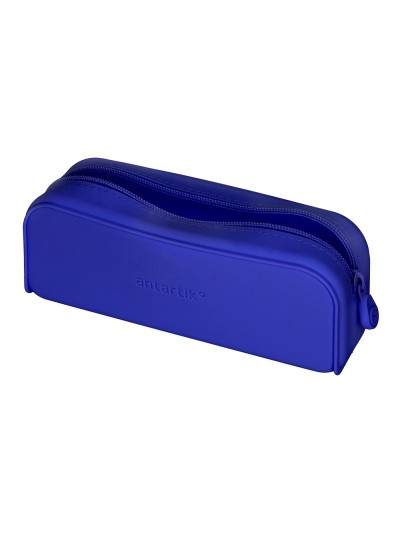 Estuche portatodo antartik prisma silicona soft rectangular 185x50x75 mm azul oscuro