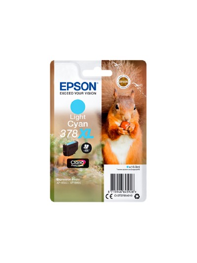 Ink-jet epson 378 xl expression home xp-8605 / 8606 / xp-15000 / xp-8500 / 8505 cian claro 830 pag