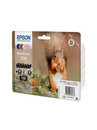 Ink-jet epson 378 expression home xp-8605 / 15000 / 8500 negro amarillo cian magenta cian claro magenta claro 360