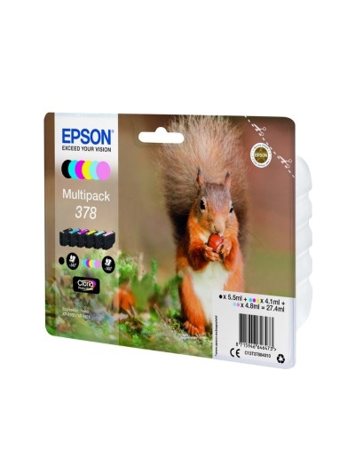 Ink-jet epson 378 expression home xp-8605 / 15000 / 8500 negro amarillo cian magenta cian claro magenta claro 360