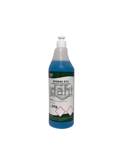 Limpiador bactericida dahi desbak azul botella 1 litro
