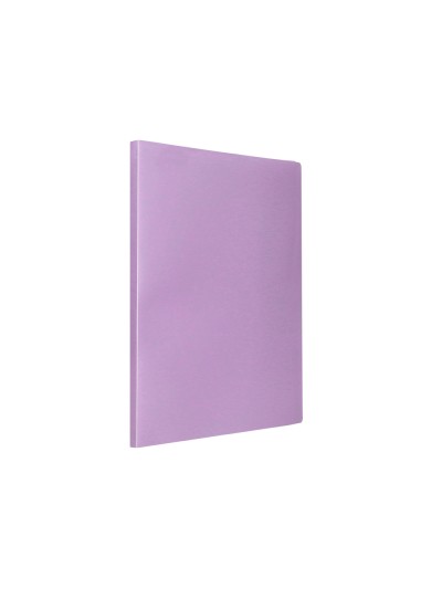 Carpeta liderpapel escaparate 80 fundas polipropileno din a4 lavanda opaco