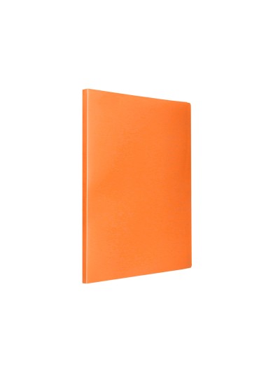 Carpeta liderpapel escaparate 80 fundas polipropileno din a4 naranja fluor opaco