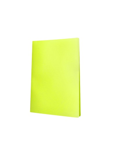 Carpeta liderpapel escaparate 80 fundas polipropileno din a4 amarillo fluor opaco