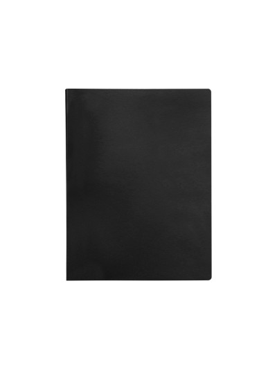 Carpeta liderpapel escaparate 80 fundas polipropileno din a4 negro opaco