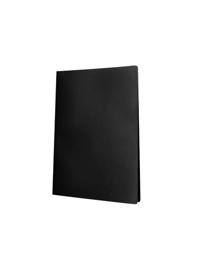 Carpeta liderpapel escaparate 80 fundas polipropileno din a4 negro opaco