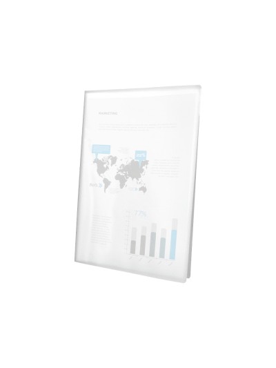 Carpeta liderpapel escaparate 80 fundas polipropileno din a4 transparente