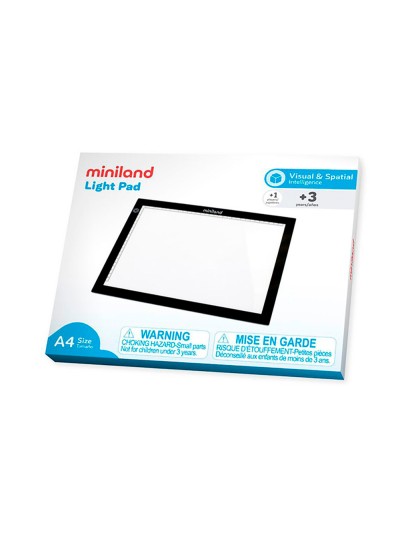 Mesa de luz miniland ligera y comoda de transportar a cualquier lugar formato a4