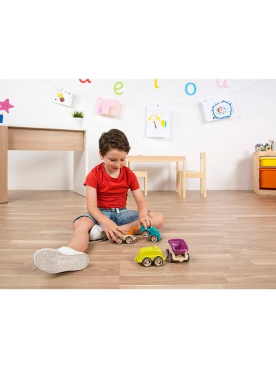 Juego miniland set de 12 minimobiles contenido surtido 370x280x100 mm
