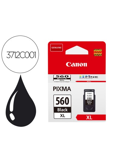 Ink-jet canon 560 xl pixma ts5350 / ts5351 / ts5352 / ts5353 negro 4000 paginas