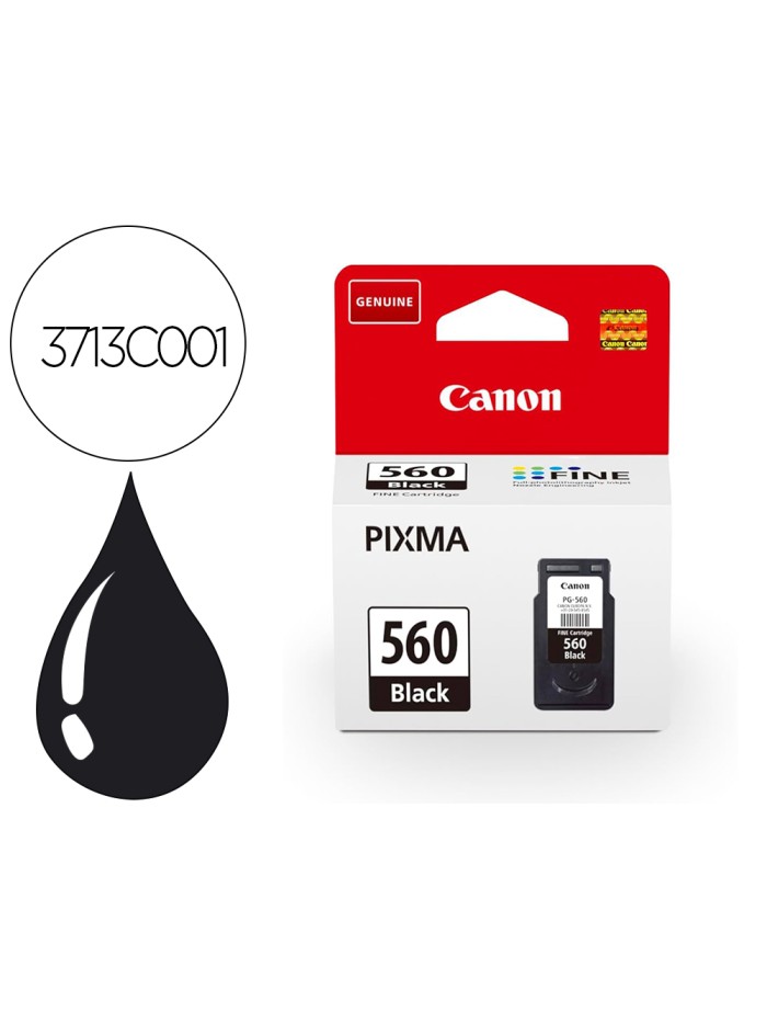Ink-jet canon 560 pixma ts5350 / ts5351 / ts5352 / ts5353 negro 180 paginas Ink-jet canon 560 pixma ts5350 / ts5351 / ts5352 / ts5353 negro 180 paginas