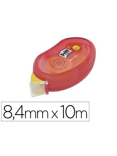 Pegamento pritt roller compact no permanente 8,4 mm x 10 mt