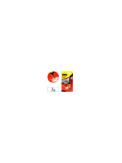 Pegamento uhu instantaneo control tecnologia stop 3 gr