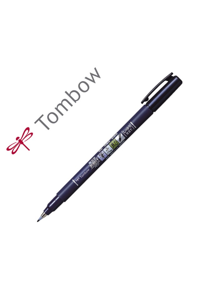Rotulador tombow fudenosuke tinta base de agua punta pincel dura negro Rotulador tombow fudenosuke tinta base de agua punta pincel dura negro
