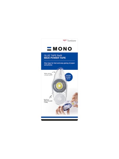 Recambio cinta adhesiva tombow maxi power tape permanente pn-ip 16 mt x 8,4 mm